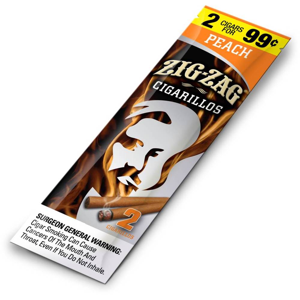 ZIG ZAG CIGARILLO - PEACH