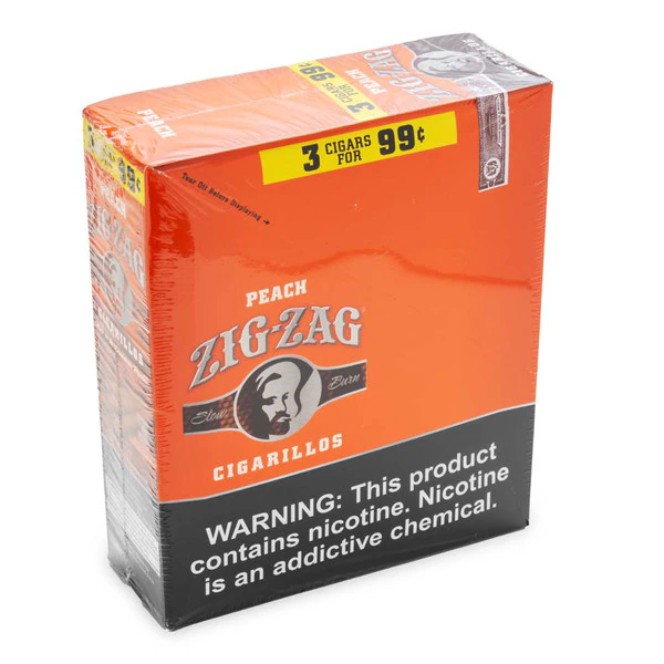 ZIG ZAG CIGARILLO - PEACH