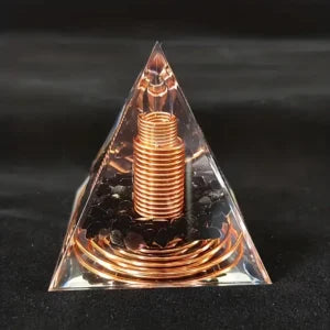 ORGONE STONE COPPER PYRAMID