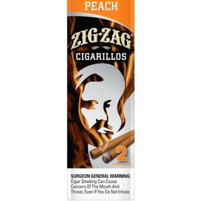 ZIG ZAG CIGARILLOS-PEACH - 3 PK
