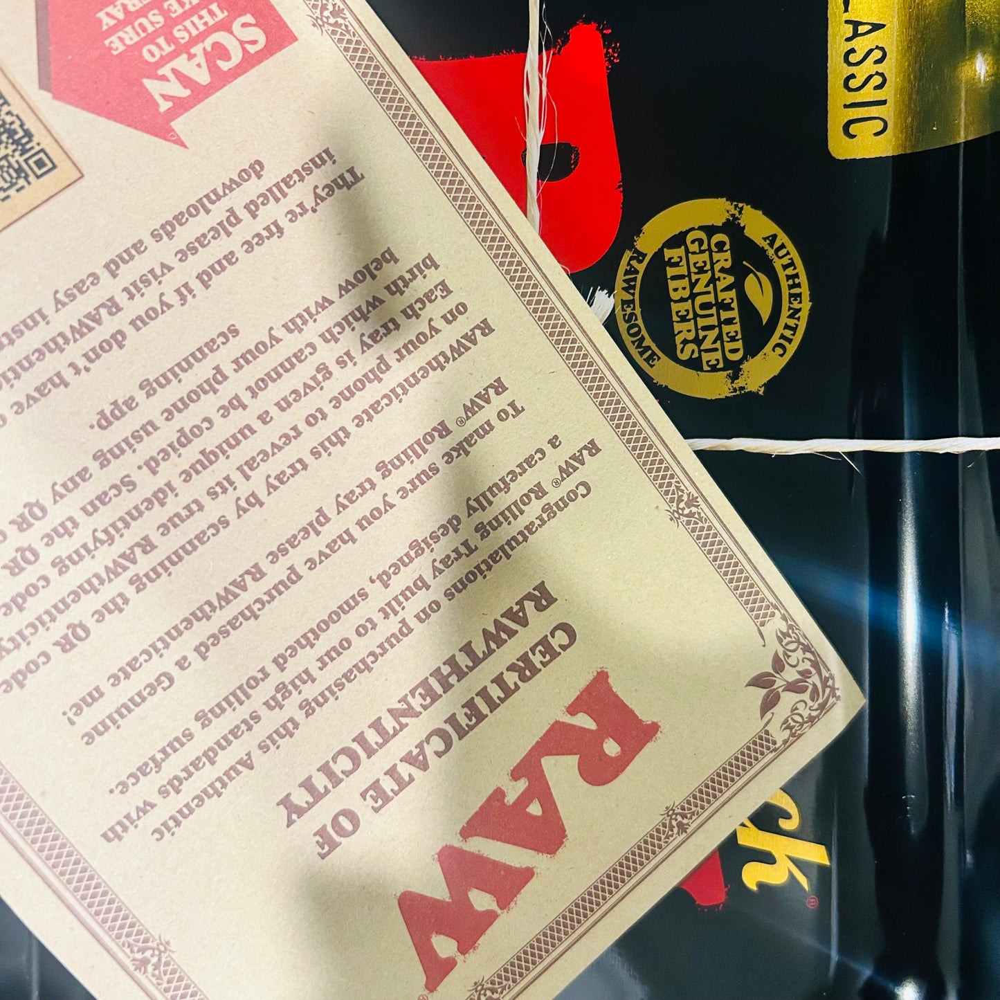 RAW BLACK ROLLING TRAY SMALL